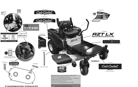 Part Location Diagram of 777I25587 MTD LBL-METER & THROTTLE